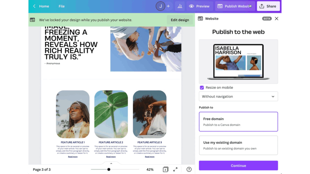 Canvaと統合したAffinityについての使い方の記事