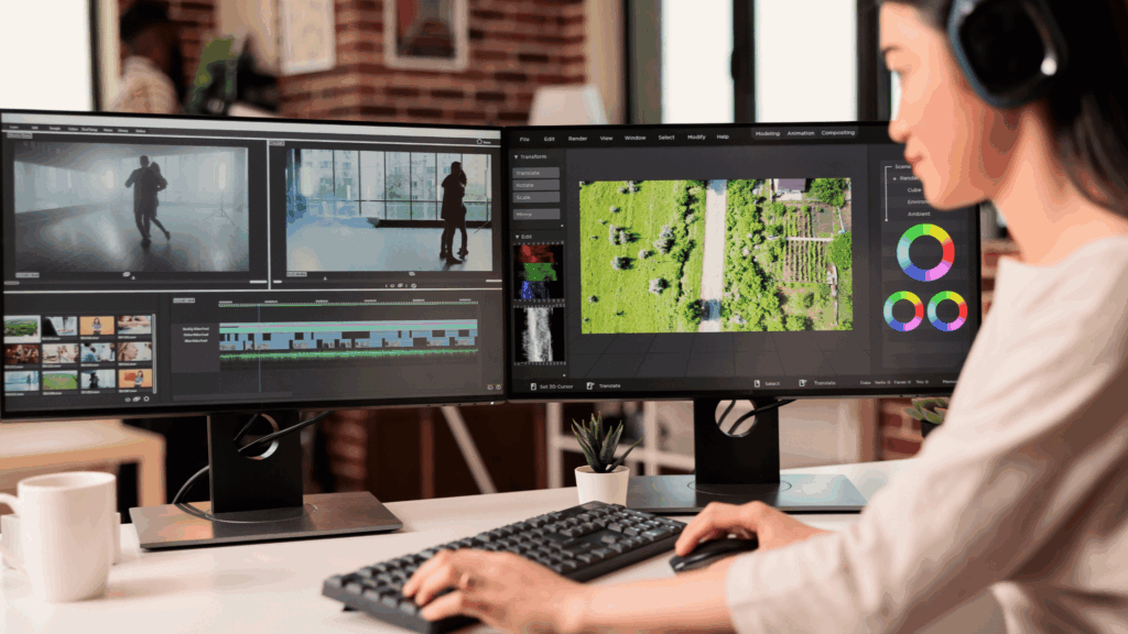 副業で女性におすすめする1つとして、動画編集者の副業を解説した記事