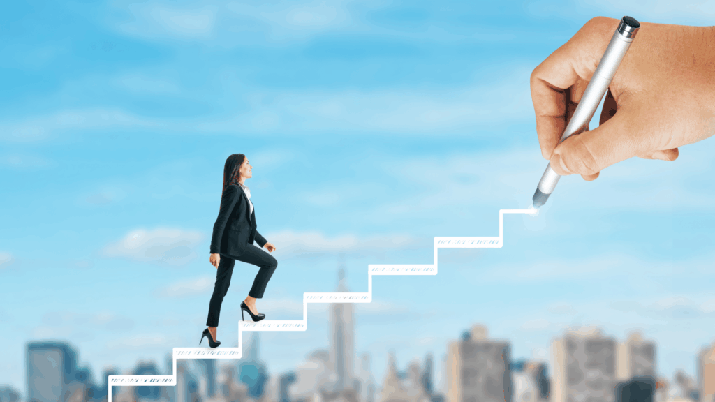 40代女性エンジニアがキャリアを積むための手順について解説している記事