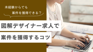 図解デザイナーの求人で案件を獲得するコツを知りたい