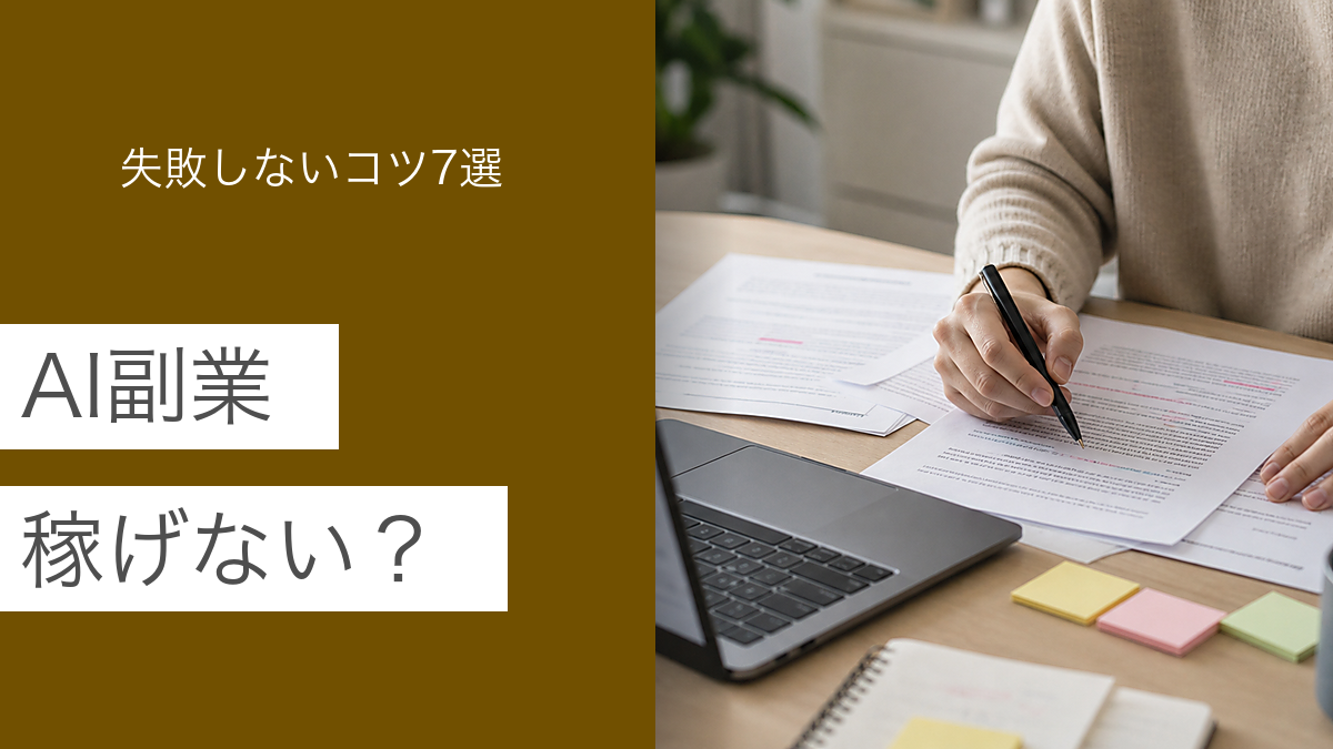AI副業は稼げないのかを解説する記事のアイキャッチ画像