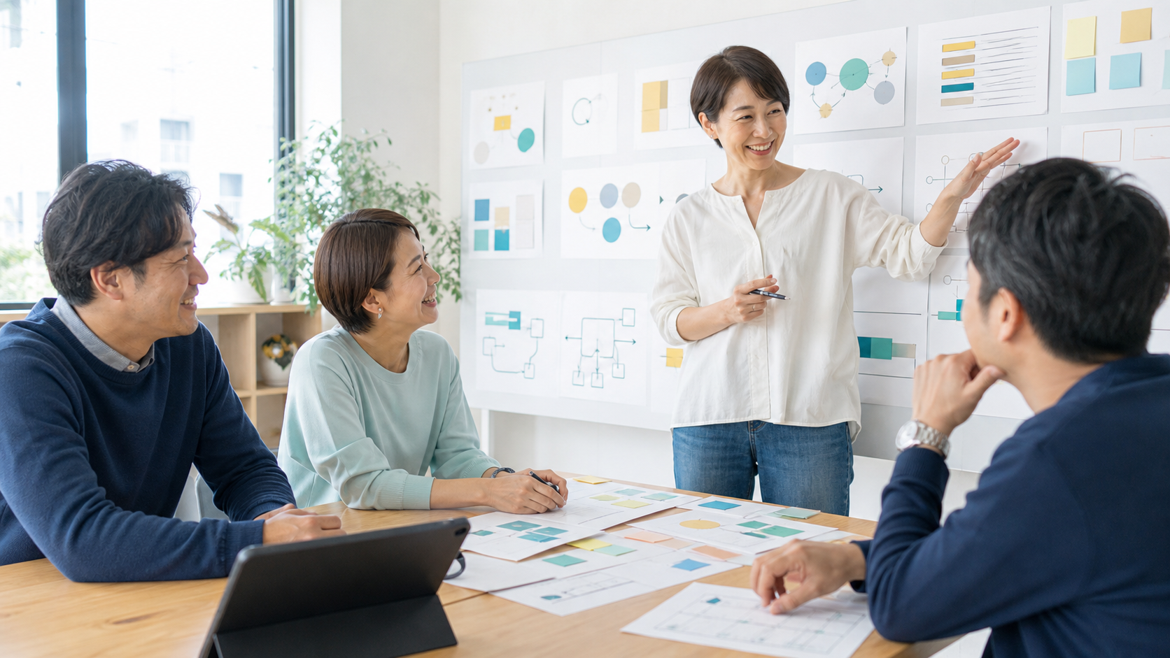 40代未経験から図解デザイナーを学び始めるイメージ