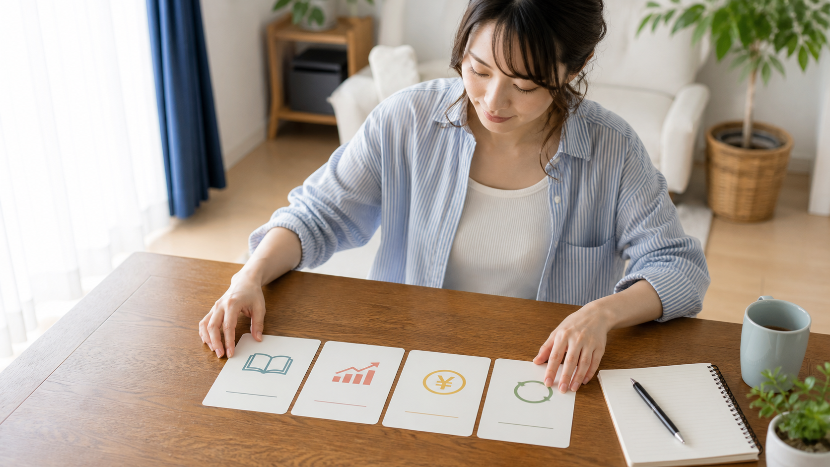 副業で月10万円の難易度を4つの要素で整理する女性